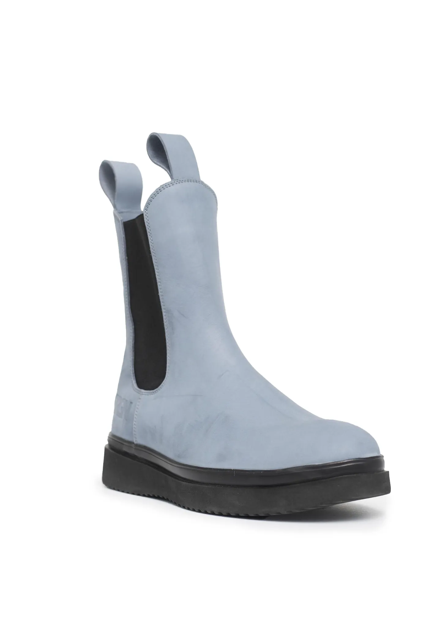 Chelsea Boot flat sole - Steel Blue