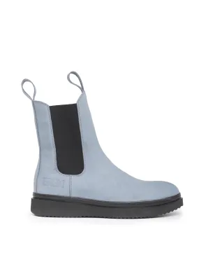 Chelsea Boot flat sole - Steel Blue