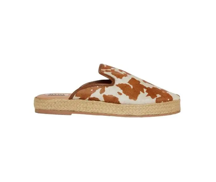 Cowhide Espadrilles - Brown