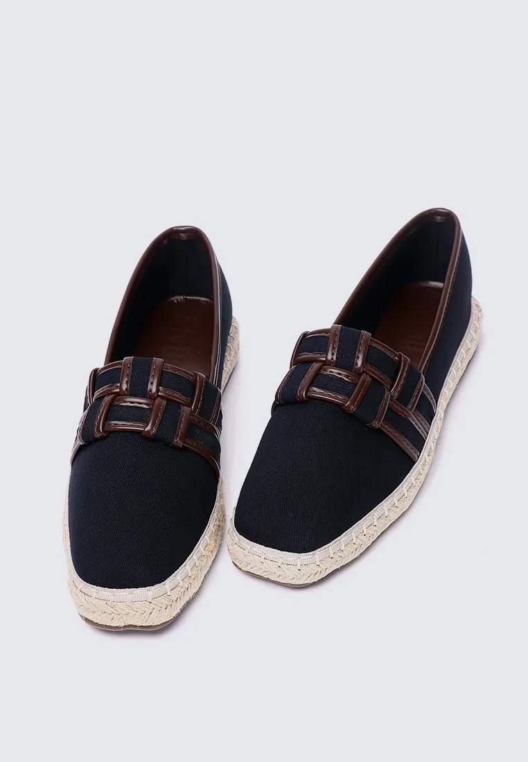 Diane Comfy Espadrilles In Black