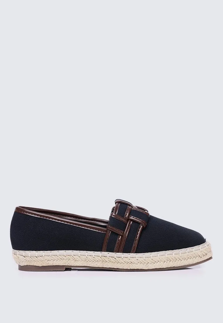 Diane Comfy Espadrilles In Black