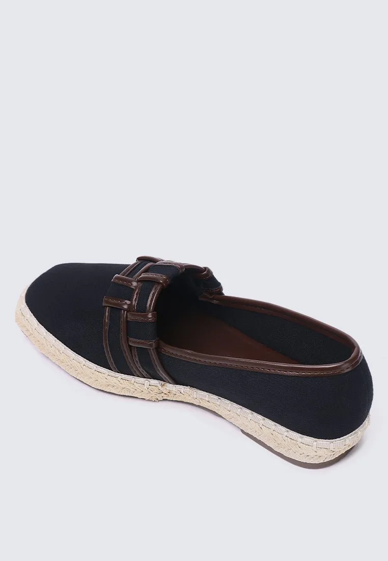 Diane Comfy Espadrilles In Black