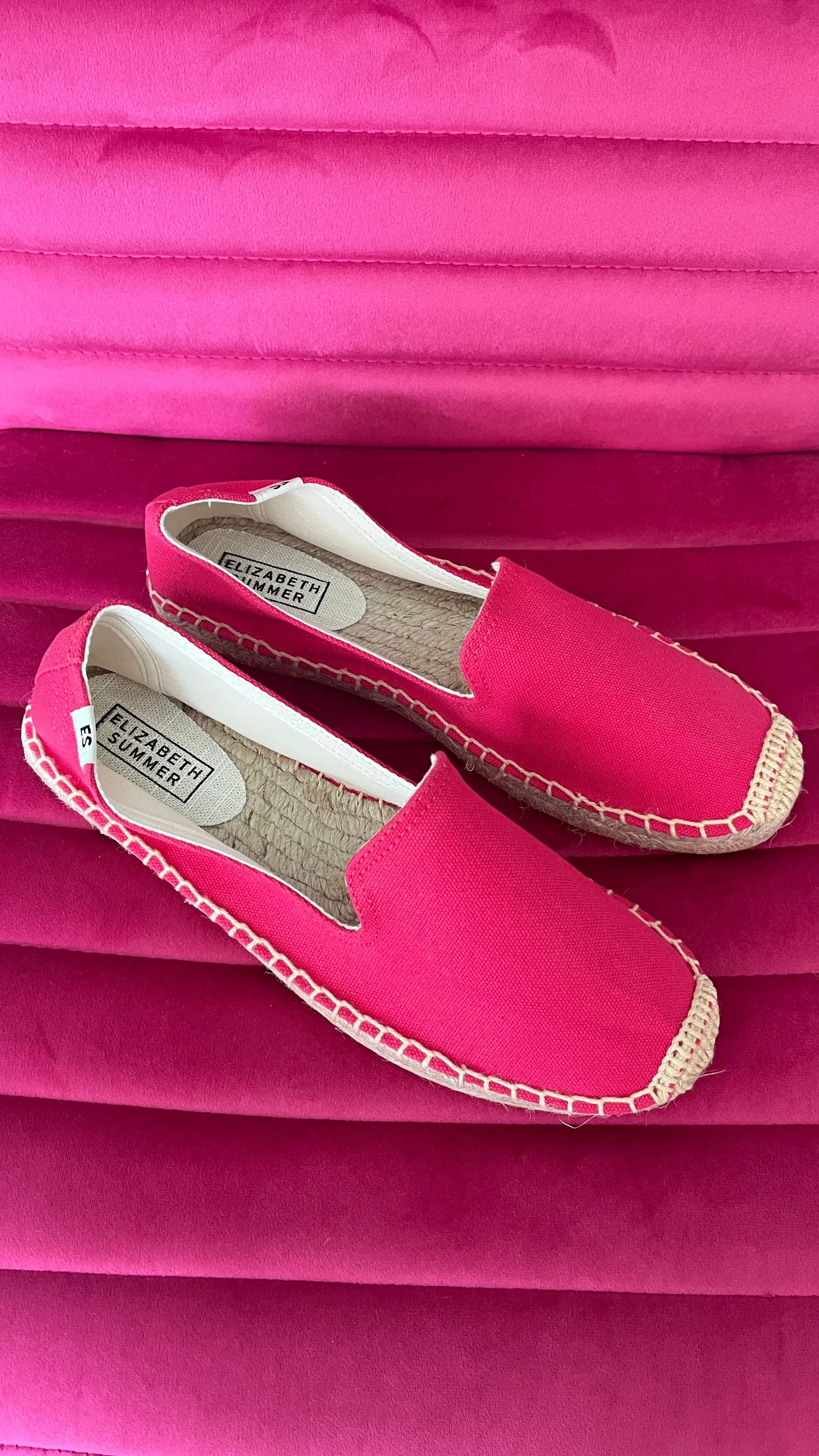 Espadrilles - Hot Pink