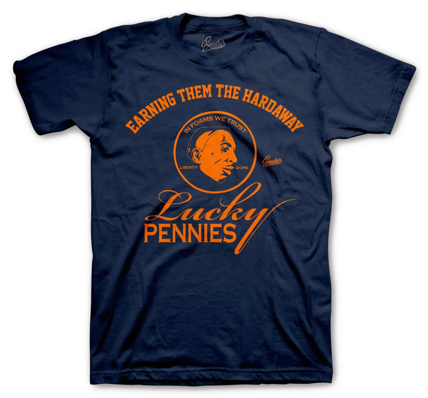 Foamposite Rugged Orange Lucky Pennies Shirt