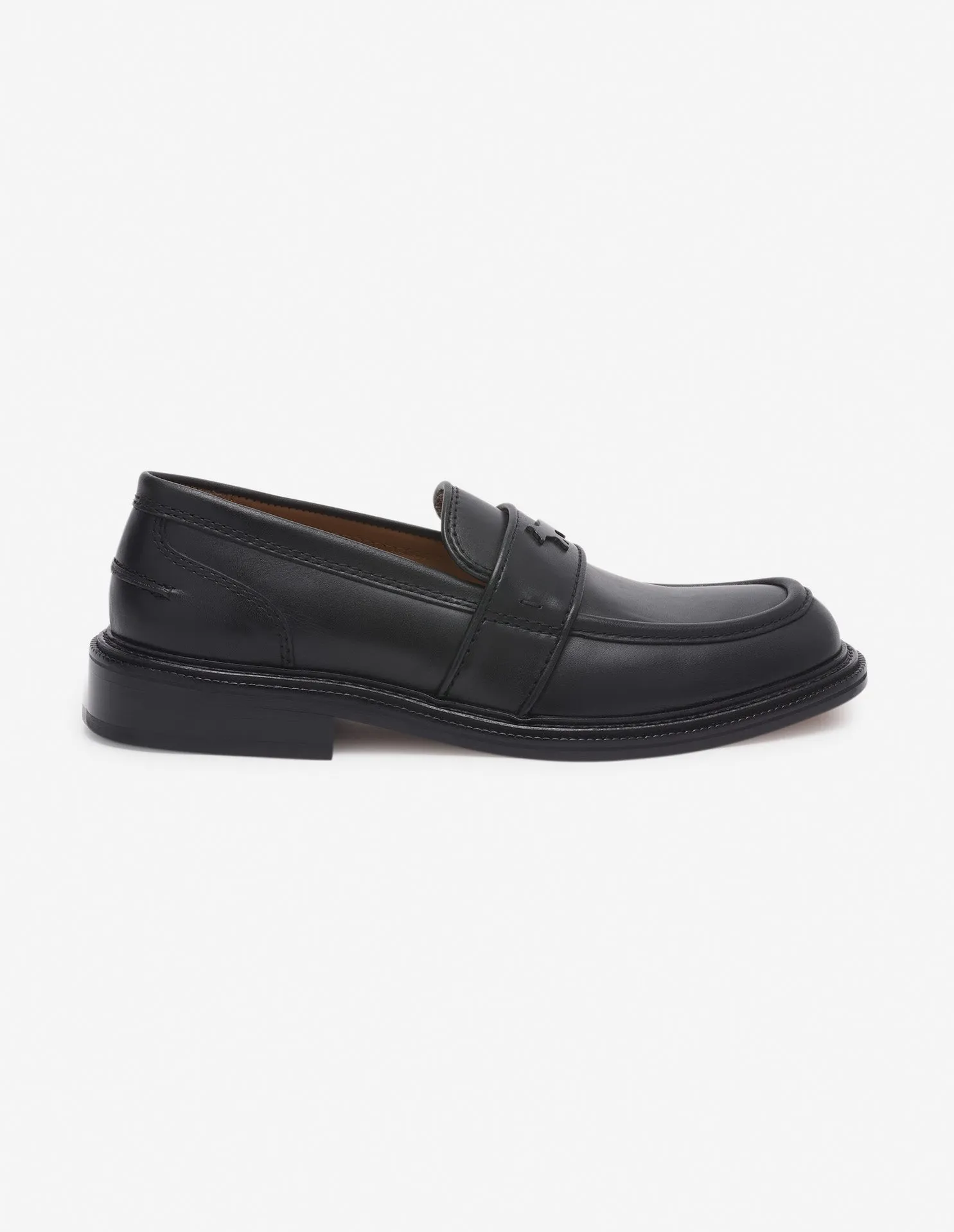 LEATHER LOAFERS BLACK