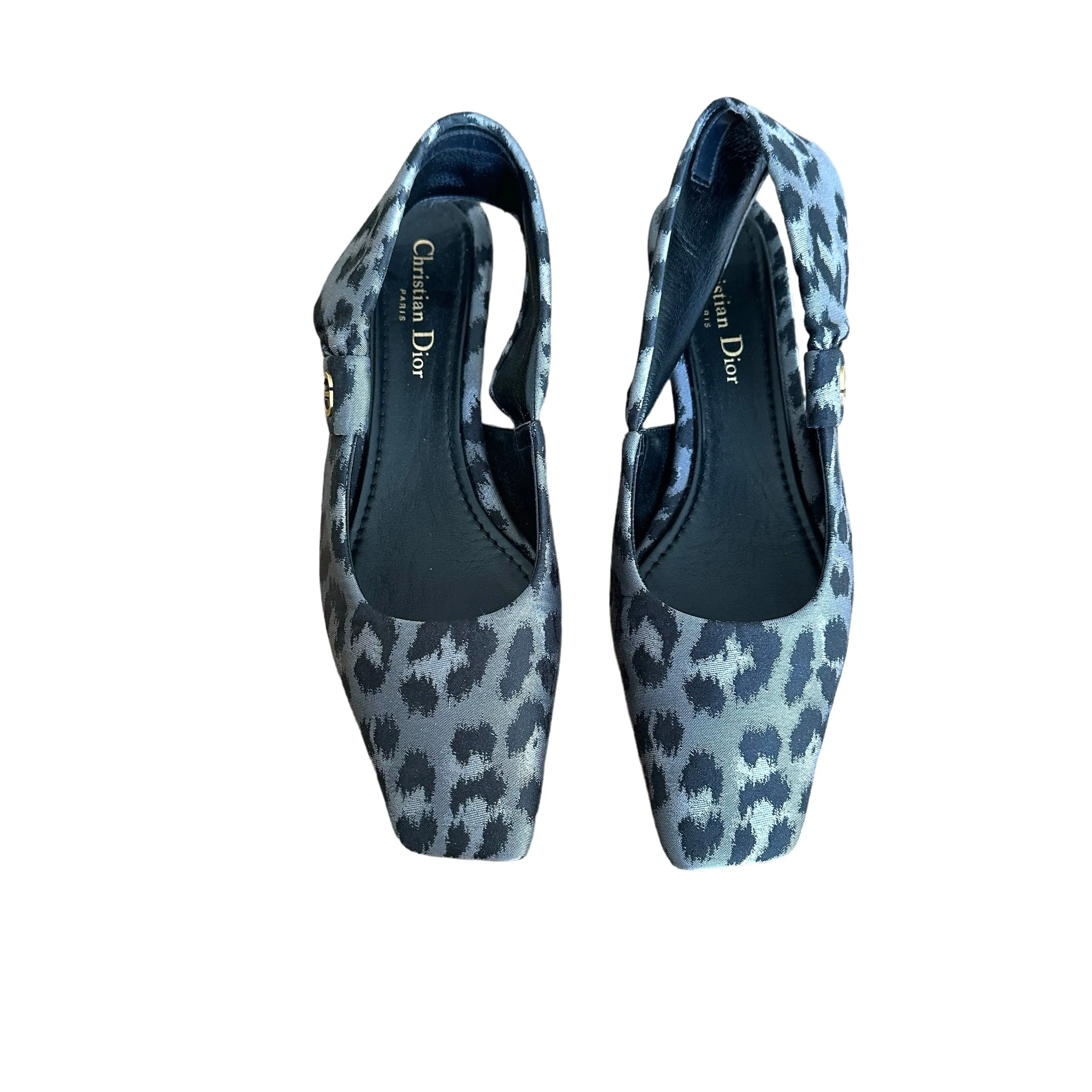 Leopard Slingback Shoes - 8.5