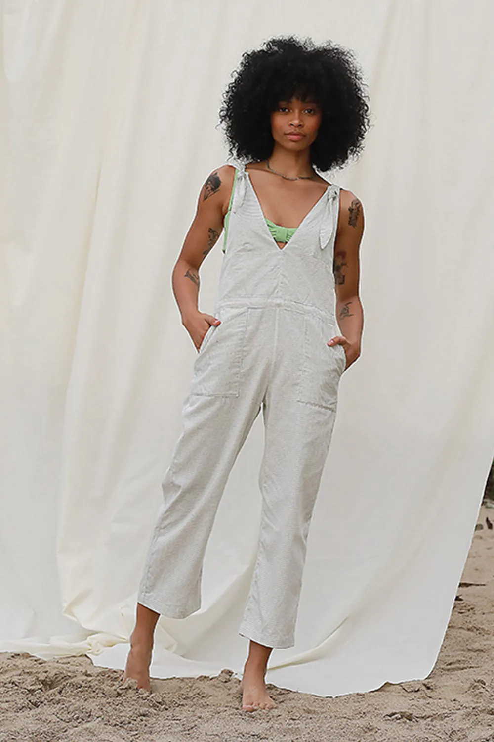 ME Knot Ankle-Length Jumpsuit