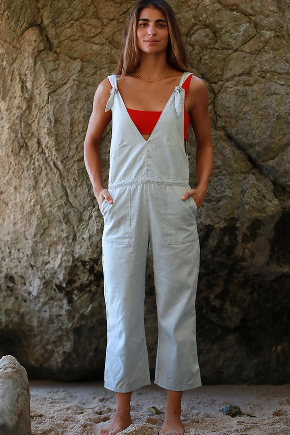 ME Knot Ankle-Length Jumpsuit