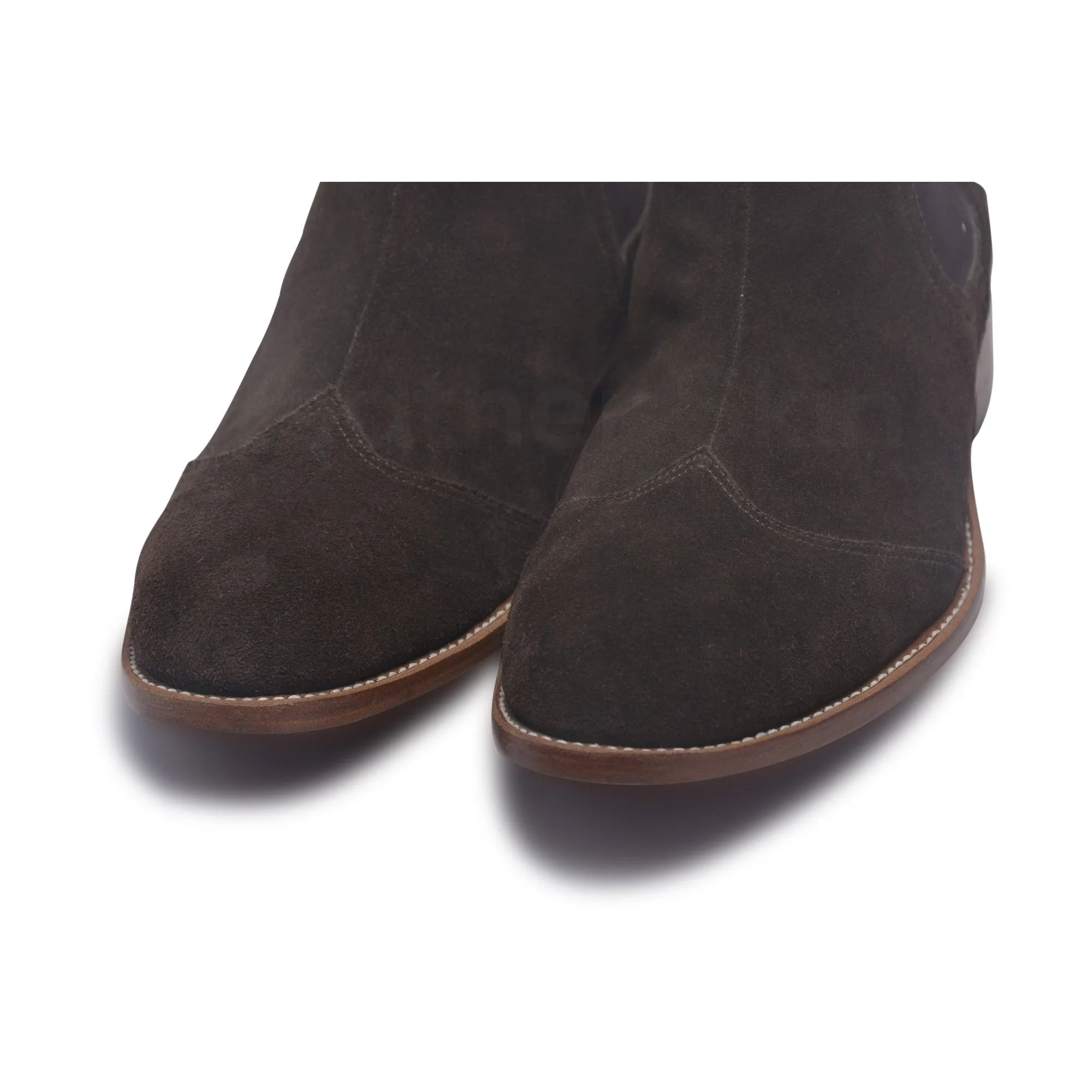 Men Brown Chelsea Ankle Pull On Boots