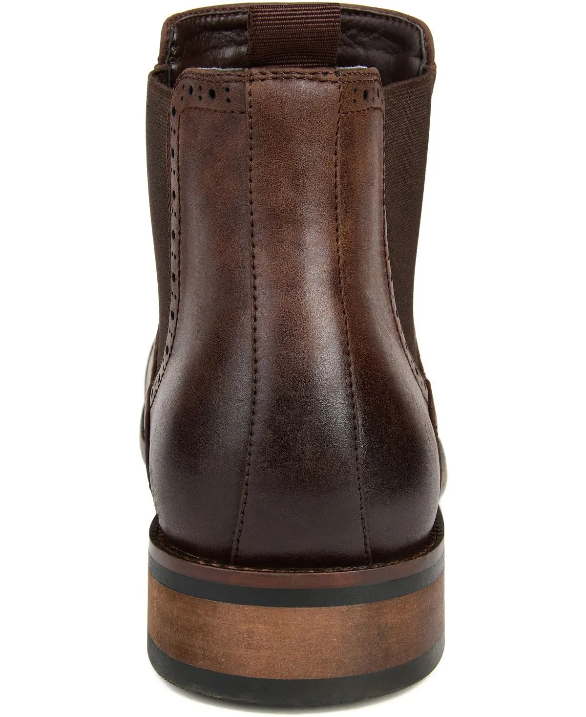 Men's Chelsea boots garrett cap toe Vance Co., brown