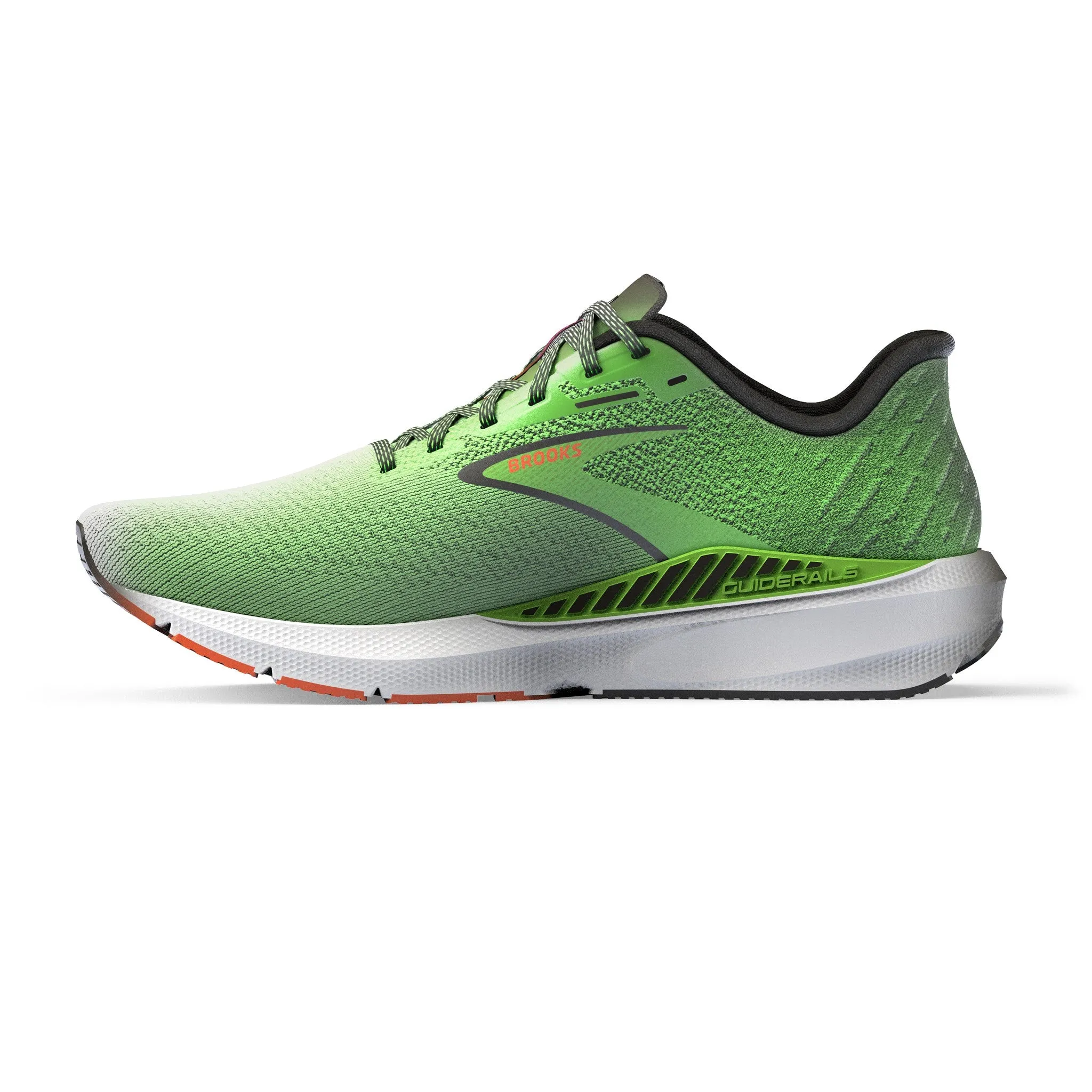 MEN'S LAUNCH GTS 10 - D - 308 GREEN GECKO/RED ORANGE/WHITE