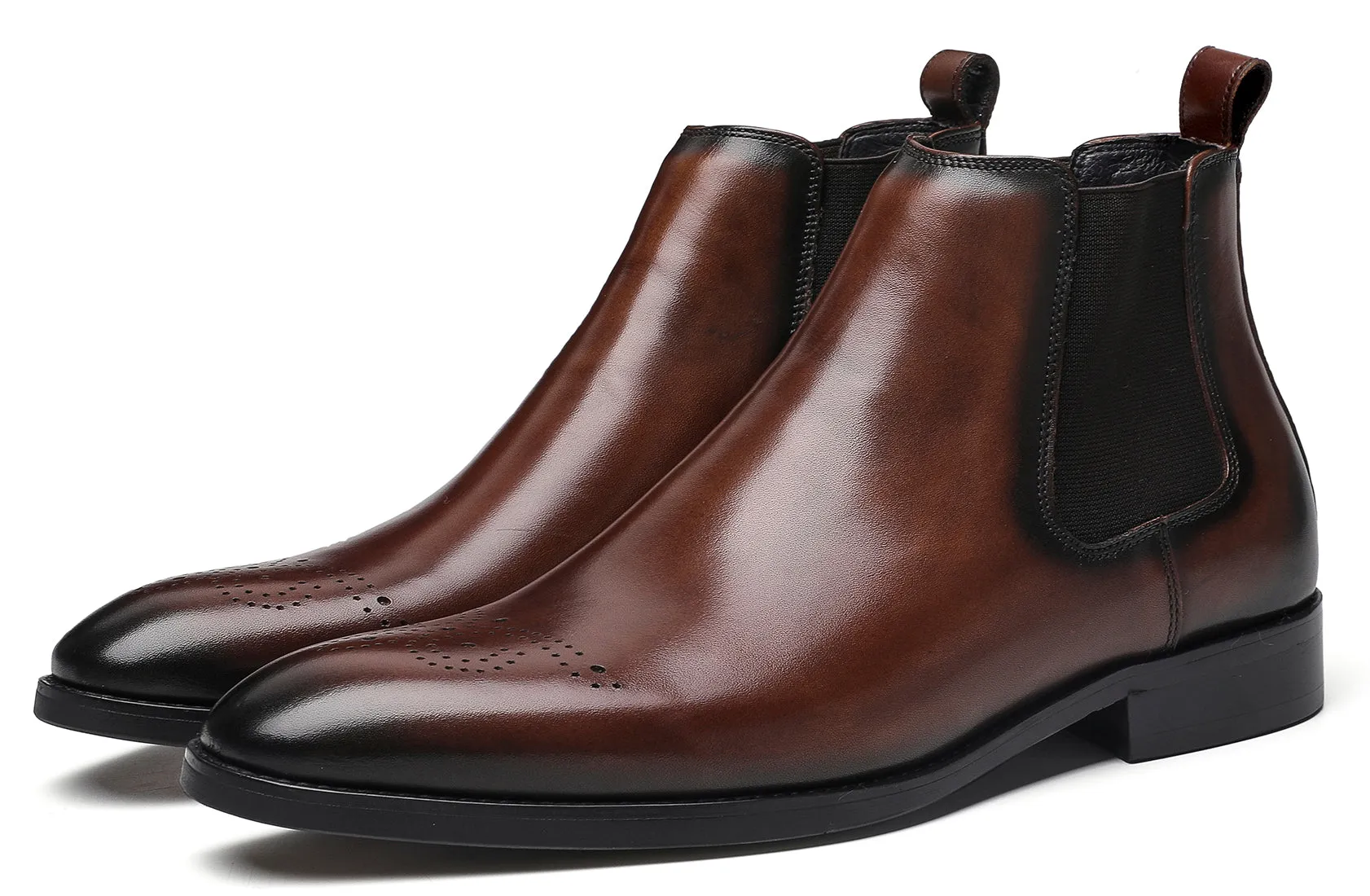 Men's Leather Dress Formal Chelsea Boots