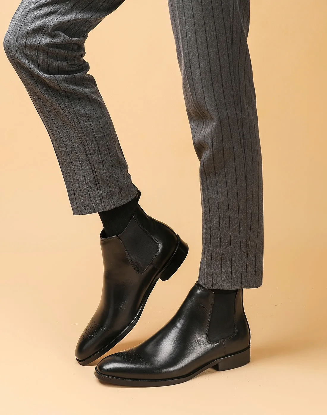 Men's Leather Dress Formal Chelsea Boots