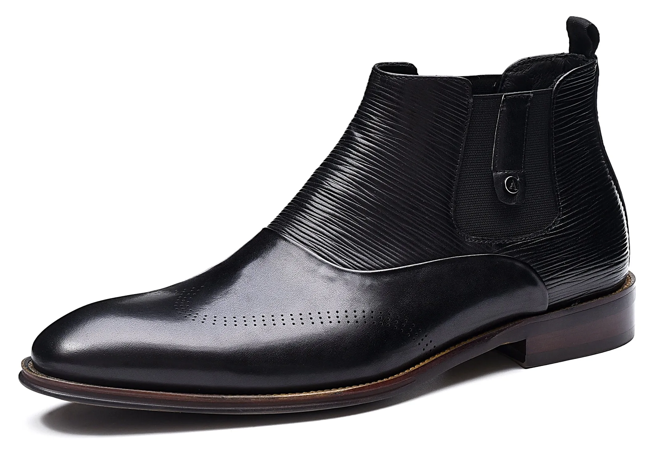 Men's Leather Fashion Chelsea Boots