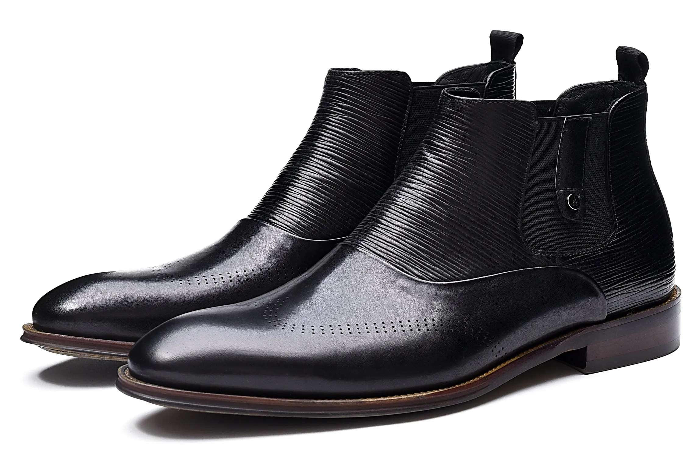 Men's Leather Fashion Chelsea Boots