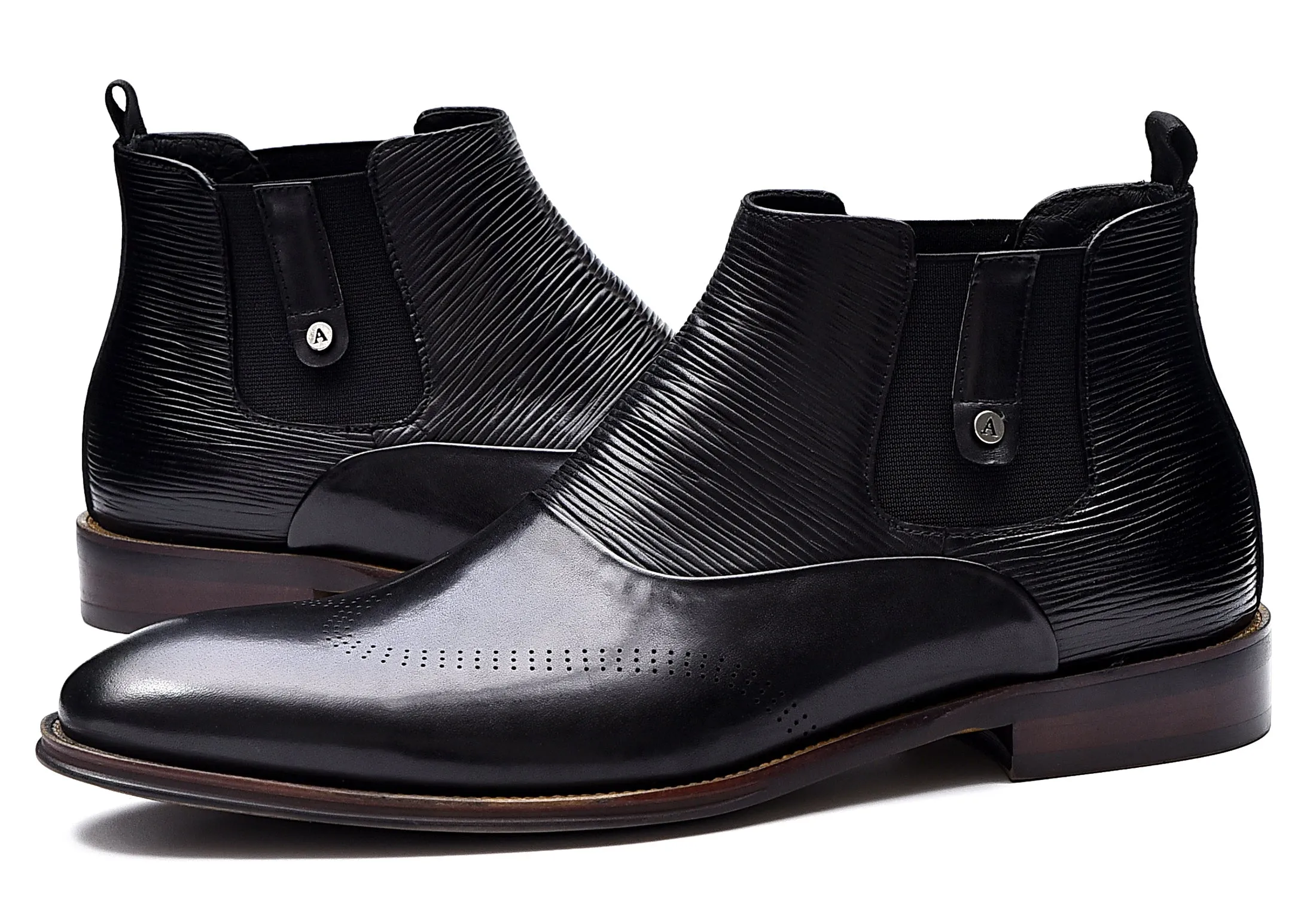 Men's Leather Fashion Chelsea Boots