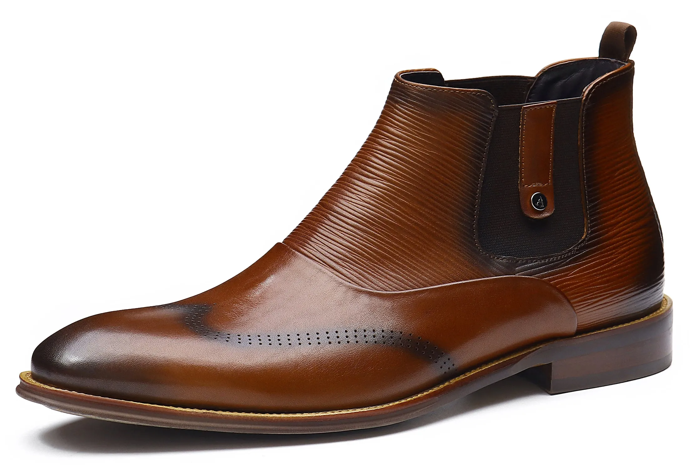 Men's Leather Fashion Chelsea Boots