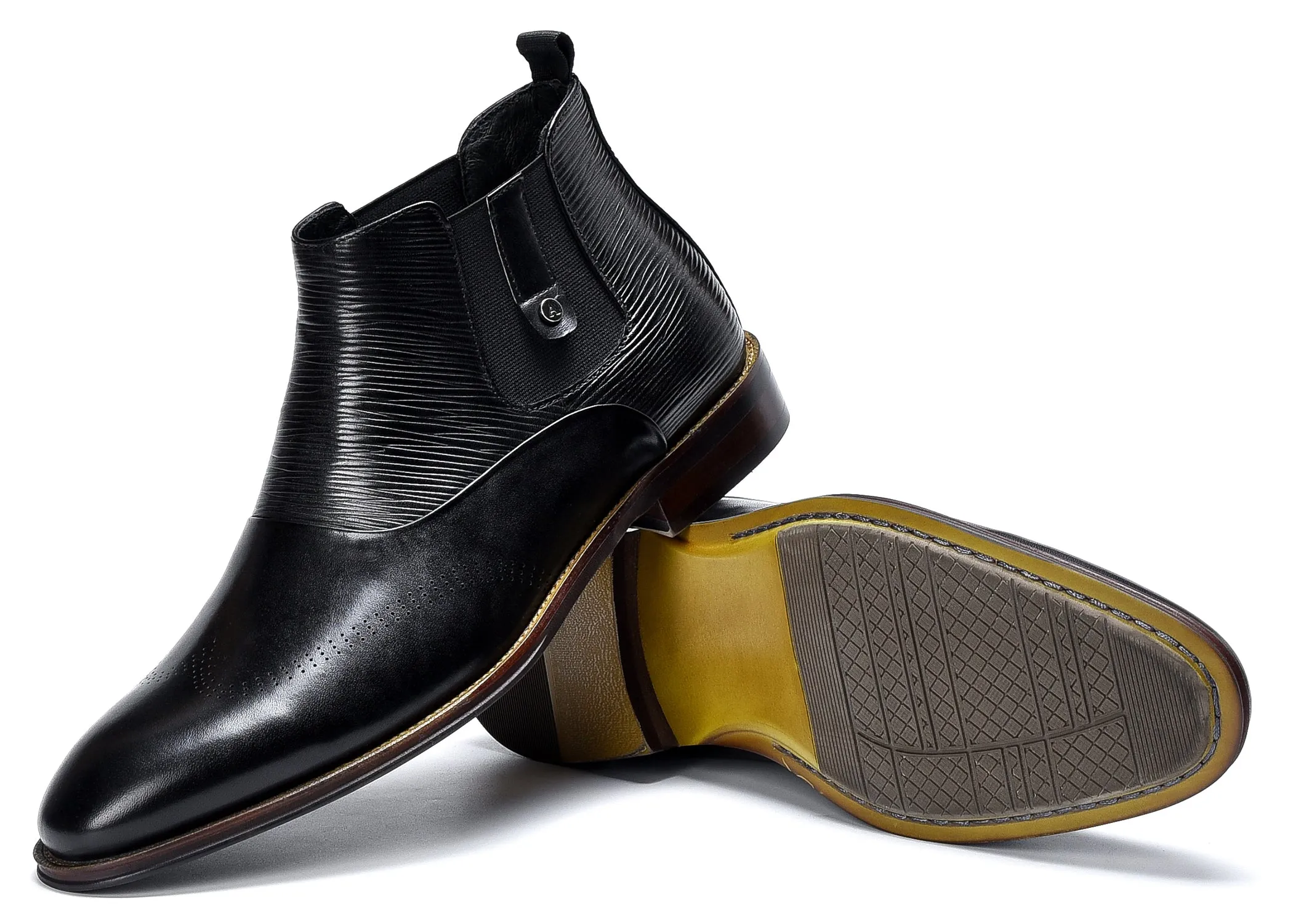 Men's Leather Fashion Chelsea Boots