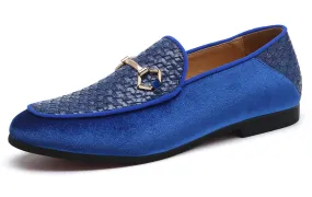 Men's Woven Hardware Smoking Loafers