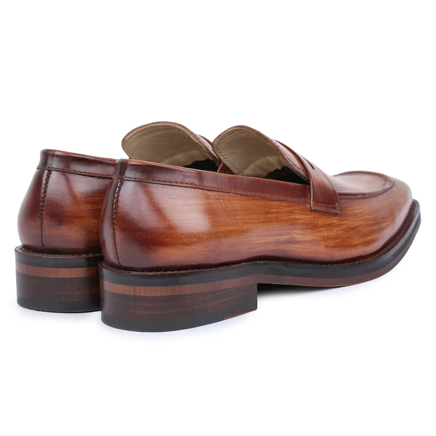 Penny Loafers - Tan