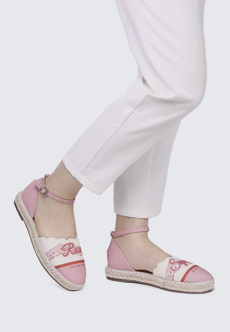 Rasa Sayang Comfy Espadrilles In Blush