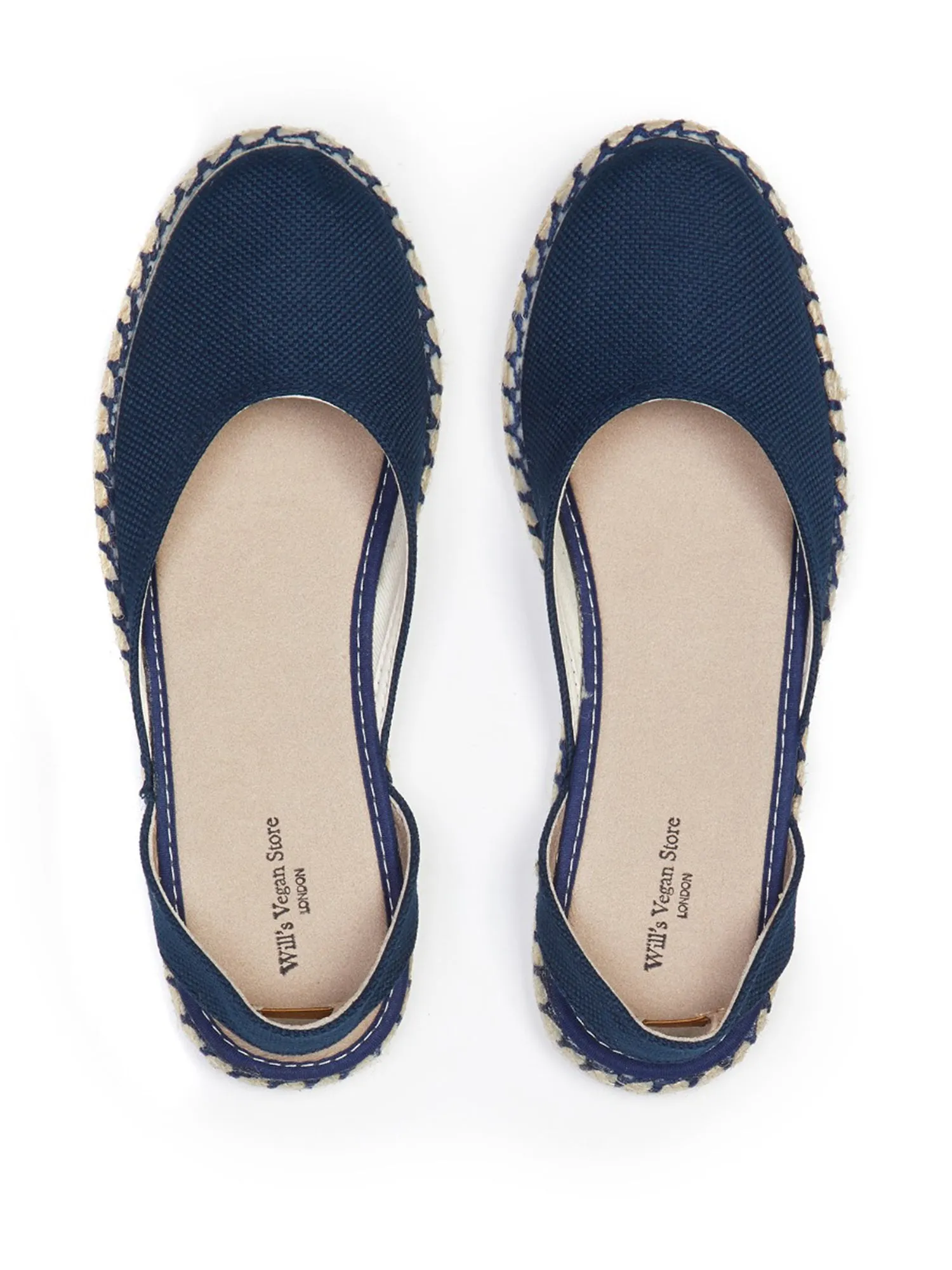 Recycled Espadrille Slingbacks