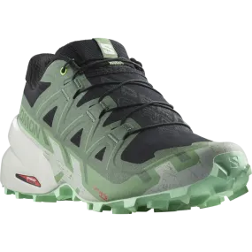 Salomon Speedcross 6 Shoes (Women's) Black / Laurel Wreath / Green Ash