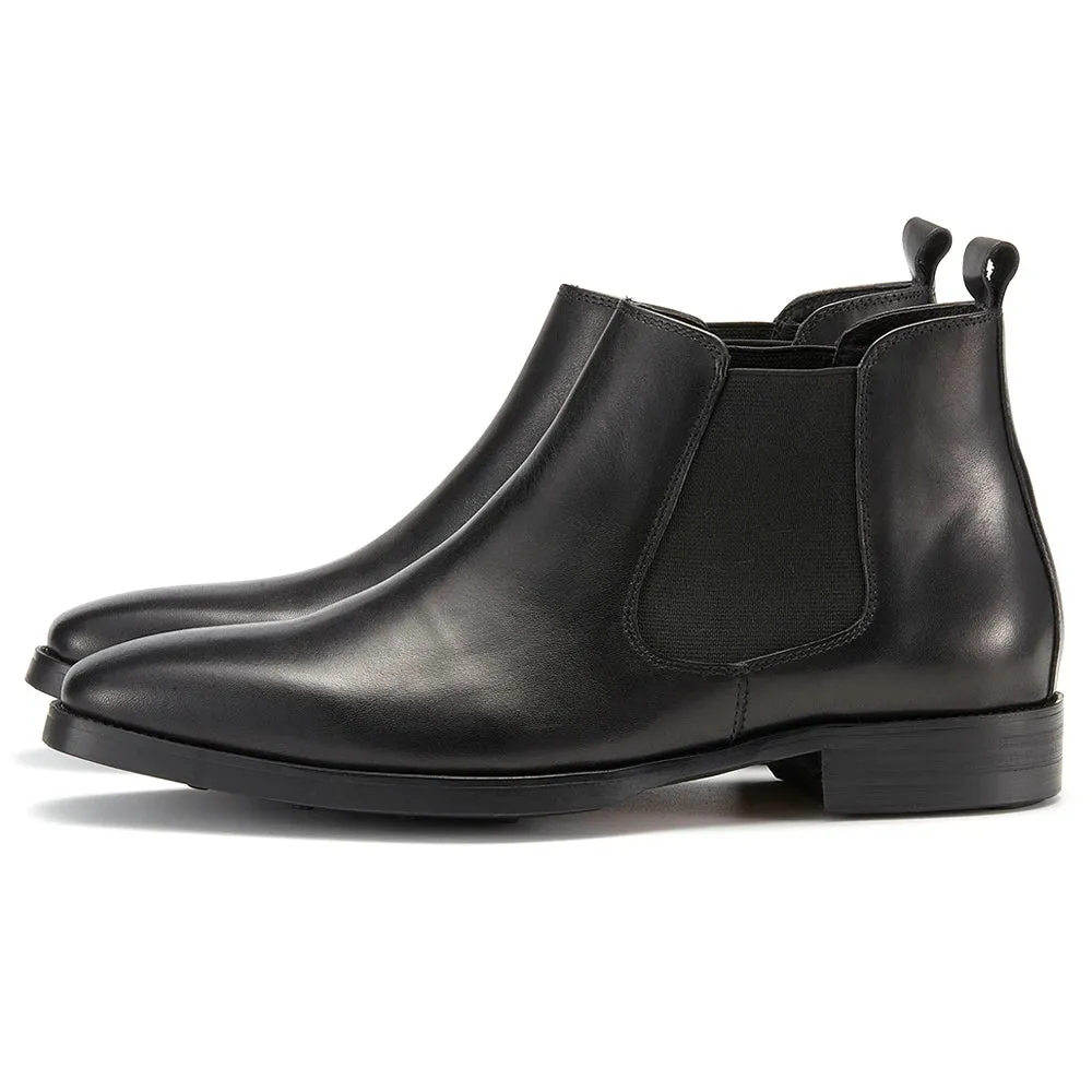 Trend4us Men’s Sleek Leather Chelsea Boots