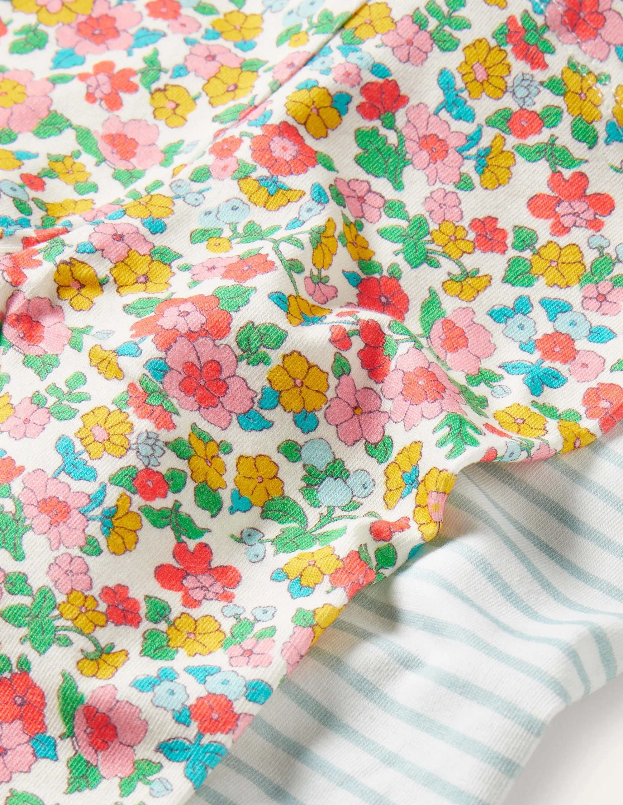 Twin Pack Leggings-Multi Vintage Flowerbed