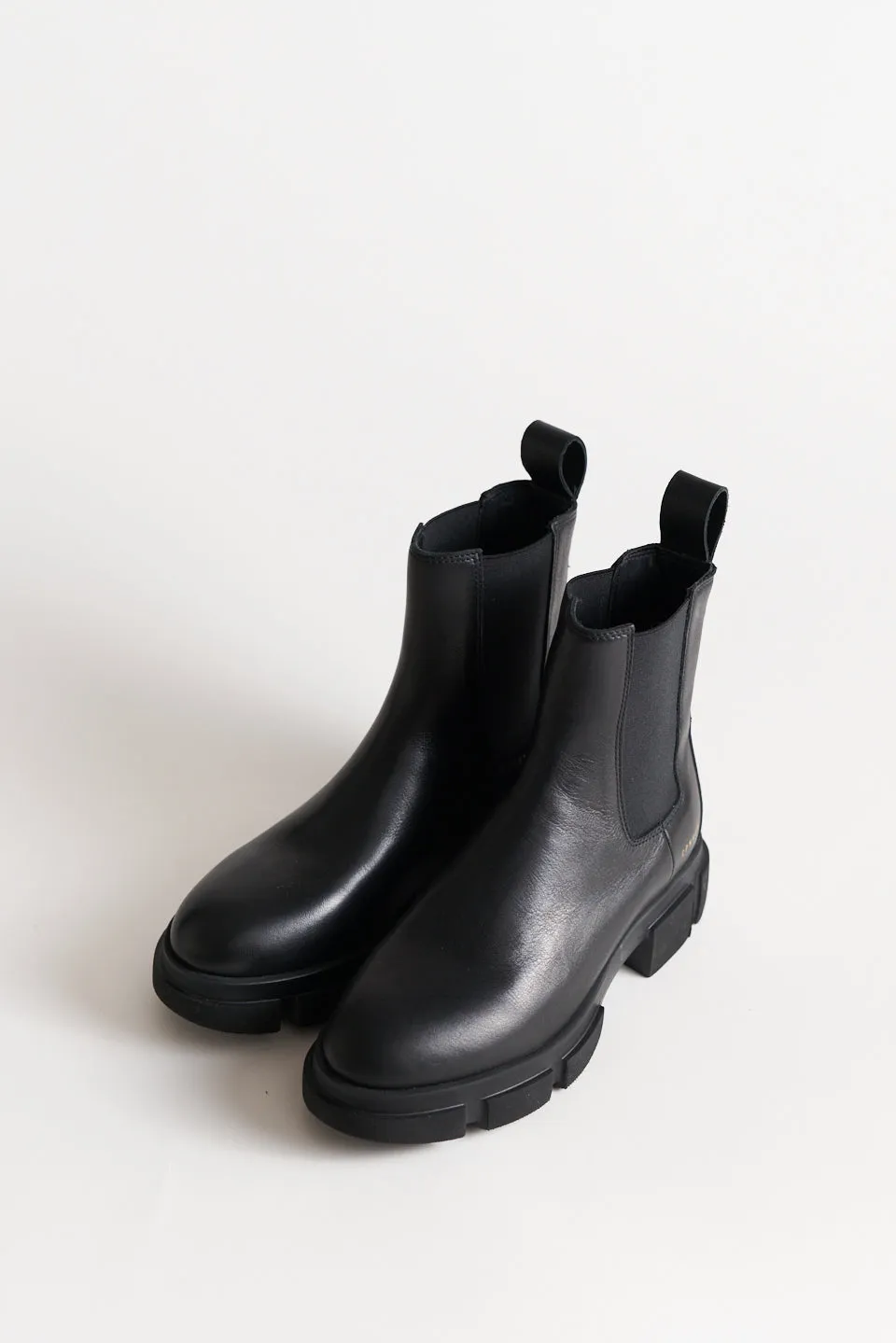 Vitello Black Low Chelsea Boots