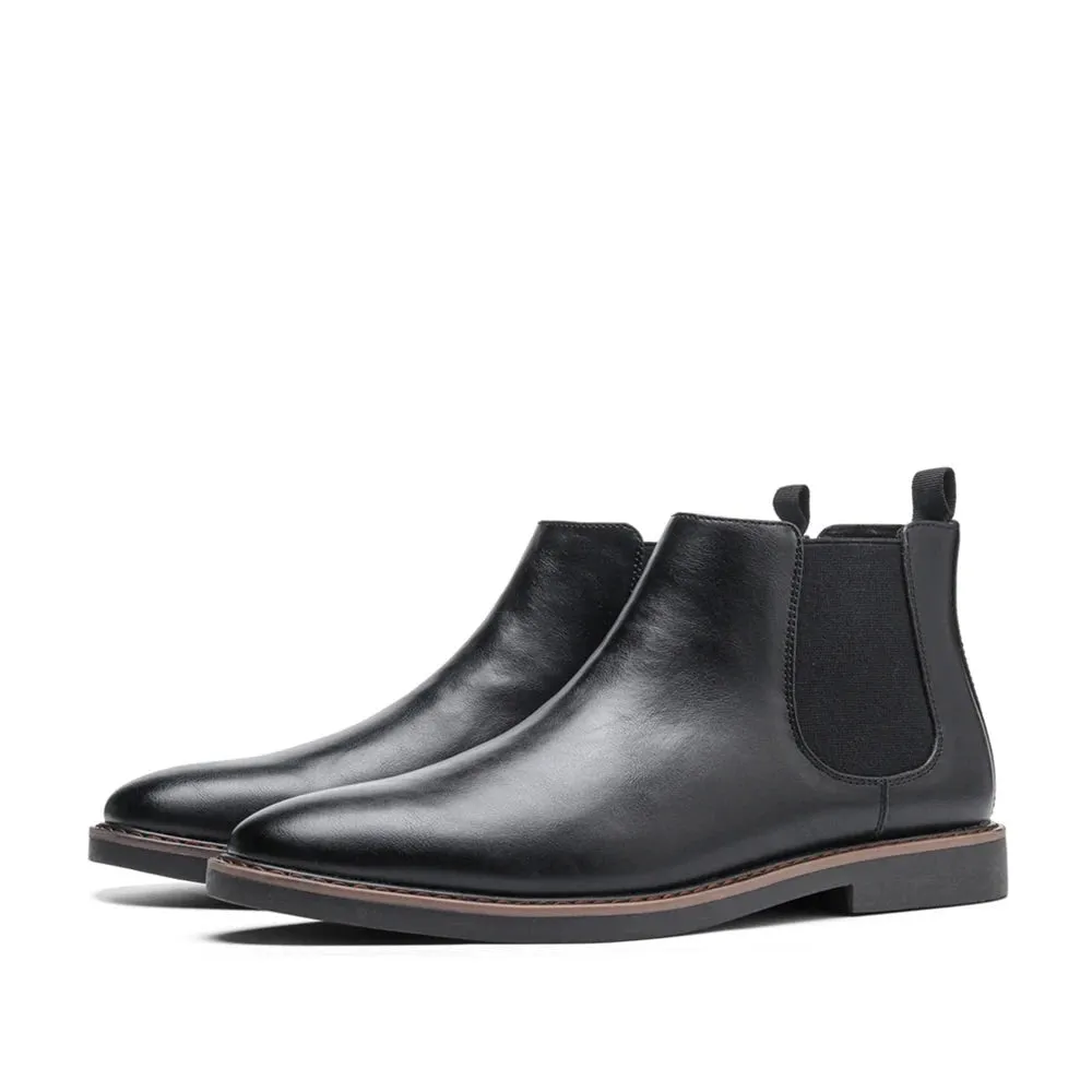 West Louis™ Men British Style Ankle Chelsea Boots