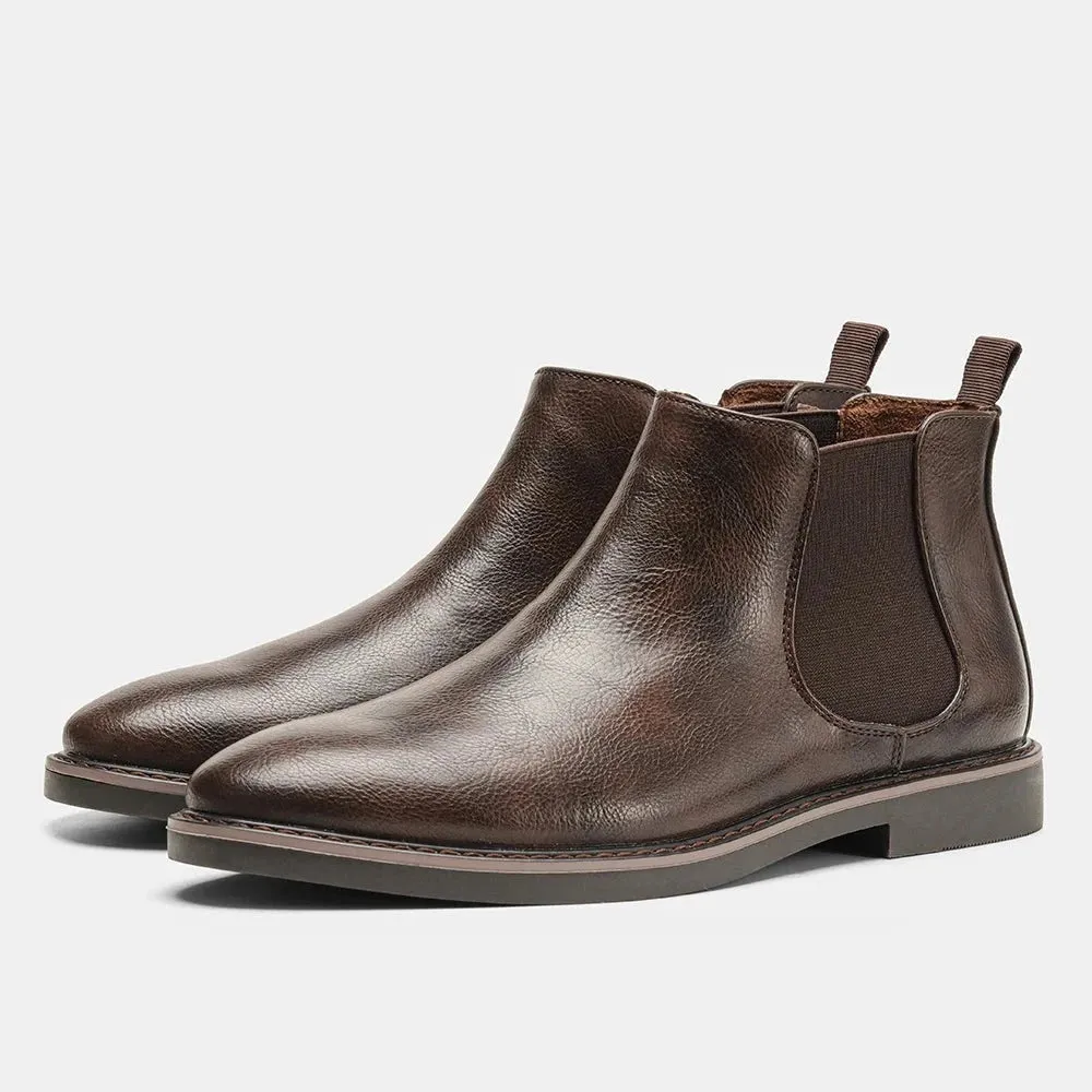 West Louis™ Men British Style Ankle Chelsea Boots